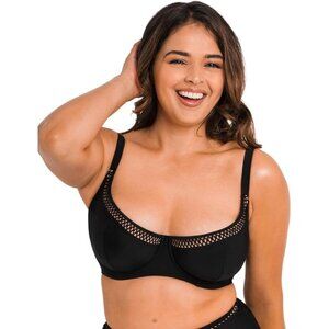 NWT Curvy Kate First Class Balcony Bikini Top Size 44H